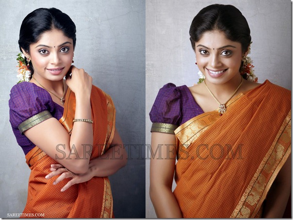 Shikha_Ruffled_Sleeves_Saree_Blouse