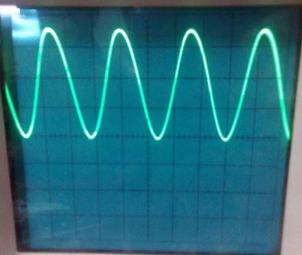 Sine Wave Generator output