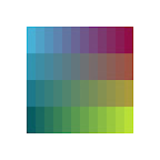 color palette 22, 2012, digital c-print (single edition), 40 x 40 in.