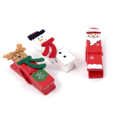 manualidades navidad con pinzas de ropa (1)