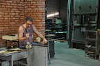 Glass blower on Murano