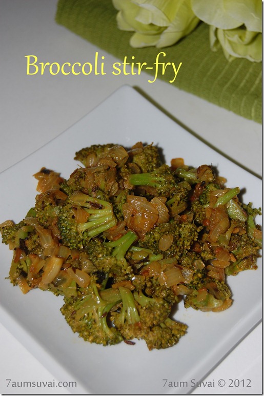 Broccoli stir-fry