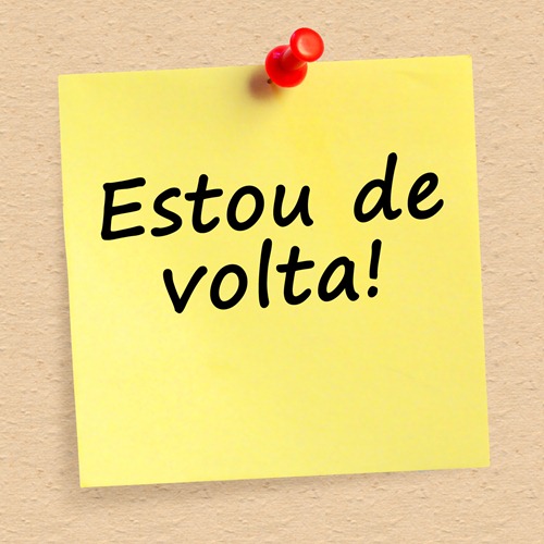 estou de volta