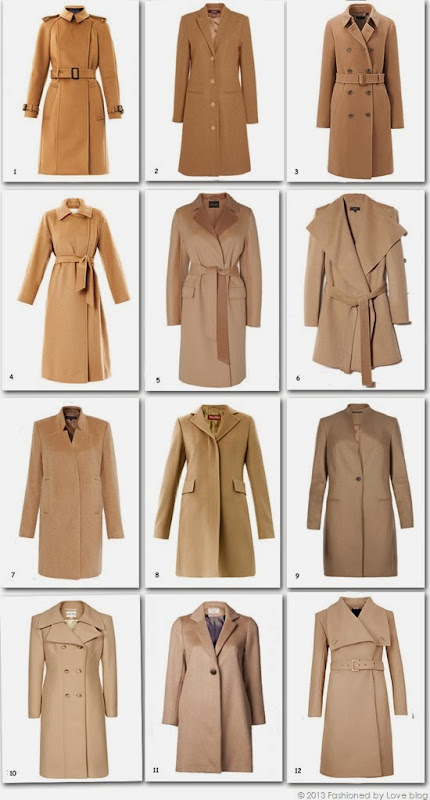 in Fashion we Trust: Beautiful dozen: camel coats