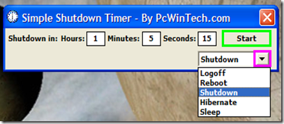 Simple Shutdown Timer