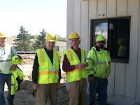 Councilman Fred Stark, Councilman Bob Shellmyer, Plant Superintendent Fred Doggett