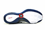 nike lebron 7 ps gr white navy red 1 05 Nike Air Max LeBron VII (7)   White/Navy/Gold Sample Actual Photos