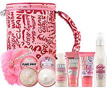 Soap & Glory Do a Bubble Take Set including bath & body minis and a shower pouf ($36, sephora.com)