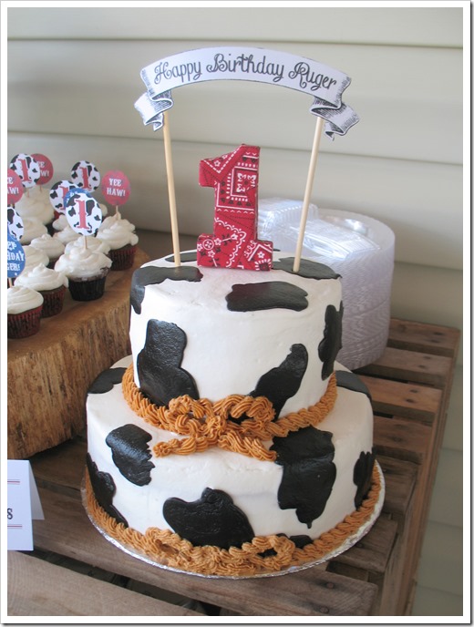 cow print cake