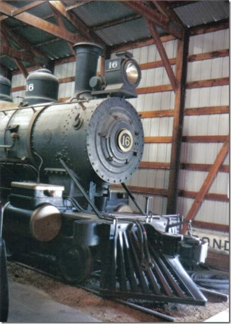 Toledo-Detroit 4-4-0 #16 at the Illinois Railway Museum on May 23, 2004