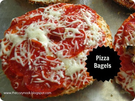 Pizza Bagels