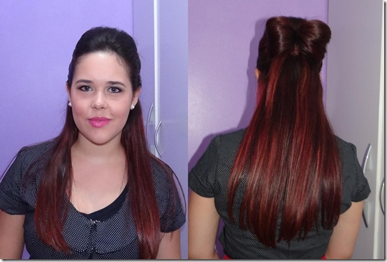 penteado laço