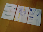 Check out the completed invitation suite designed by the bride (she has her own stationery company called Jenny Pennywood).
