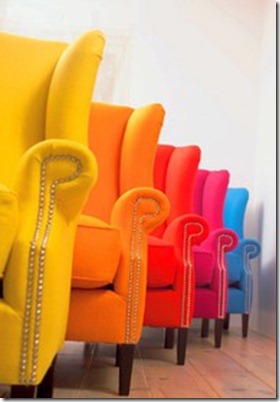 colored chairs