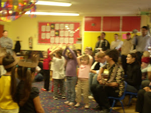 Busy Bees singing at the Holiday Social.