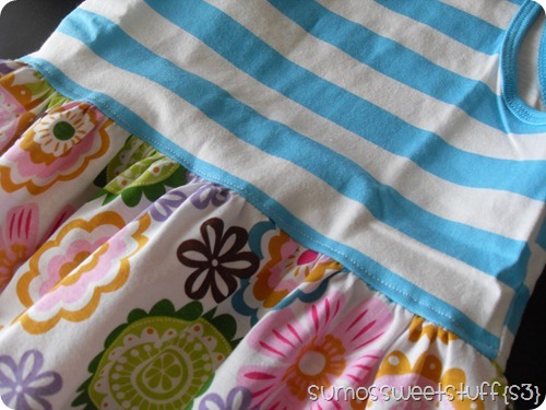 top stitch tank to dress