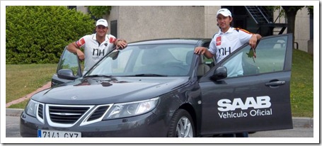SAAB apuesta por el mejor p&aacute;del del mundo: patrocinador de S. Nerone y D. Guti&eacute;rrez
