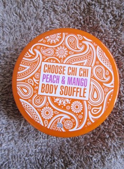 choose chi chi peach and mango body souffle, bitsandtreats