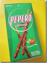 pepero almond box, 240baon
