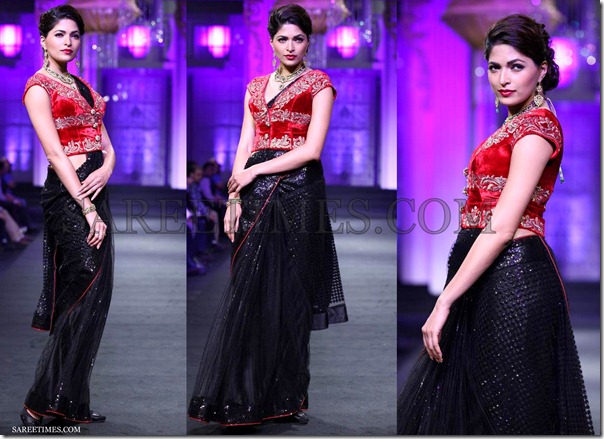 Jyotsna_Tiwari_Black_Saree