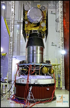 IRNSS-1A Satellite After Its Integration With PSLV-C22