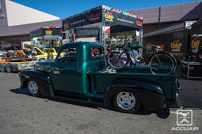 Courtney Halowell's 53 Chevy built by Devious Customs equipped with AccuAir e-Level.