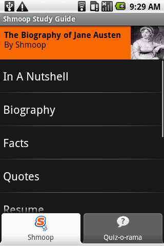 【免費書籍App】Jane Austen: Shmoop Guide-APP點子