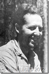 Arthur Iverson needs a shave after camping