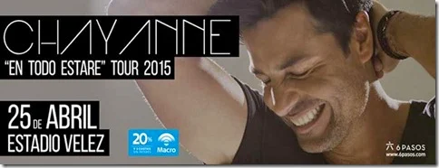 Chayanne en estadio velez argentina 2015