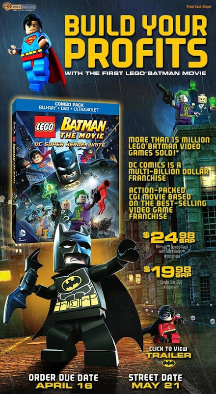 LEGO Batman The Movie - DC Superheroes Unite DVD-BD borítók 03