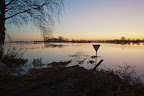Hochwasser an der Hamme bei Tietjenshütte