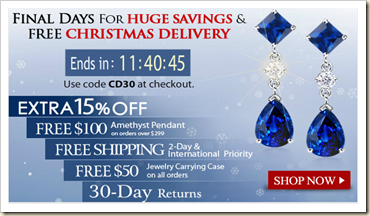 Final Days For Huge Savings And Free Christmas Delivery!
