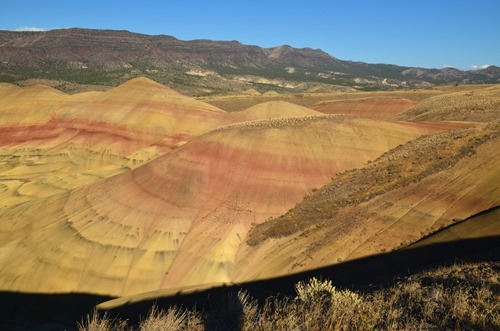 Overlook Trail views Painted Hills John Day Fossil Beds