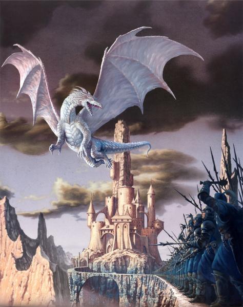 Ciruelo Cabral Attack Of The White Dragon, Dragons