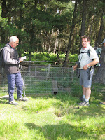 A rabbit trap