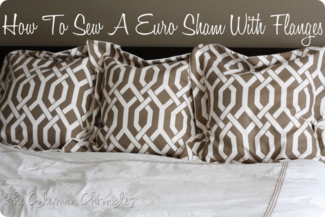 how to sew pillow cover