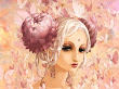 Pink Flowers In Anime Hairs