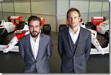 Fernando Alonso e Jenson Button