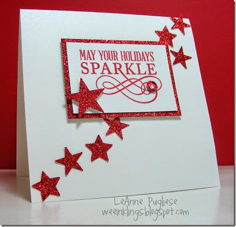 LeAnne Pugliese WeeInklings Merry Monday 108 Christmas Cards Stampin