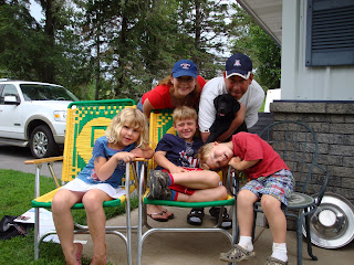 Mr. Silver  "Caesar" with his fun loving family.