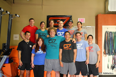 Olympic Weightlifting Seminar - May 1, 2010 (l-r; Bottom: Vic Zachary, Ursula Garza Papandrea, Wes Kimball, Miguel Garza, Jake Tijerina, Roberto Garza Top: Chad Vaughan, Veronica Garza, Katie Russell, Javier Guzman, Jorge Cuellar, Becky Garza)