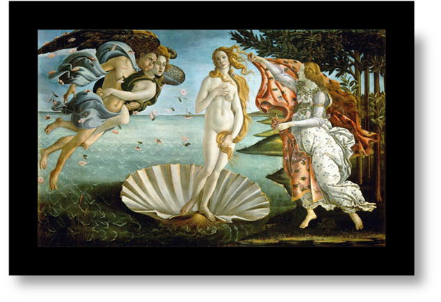 El nacimiento de Venus-Afrodita - Botticelli El nacimiento de Venus-Afrodita - Botticelli
