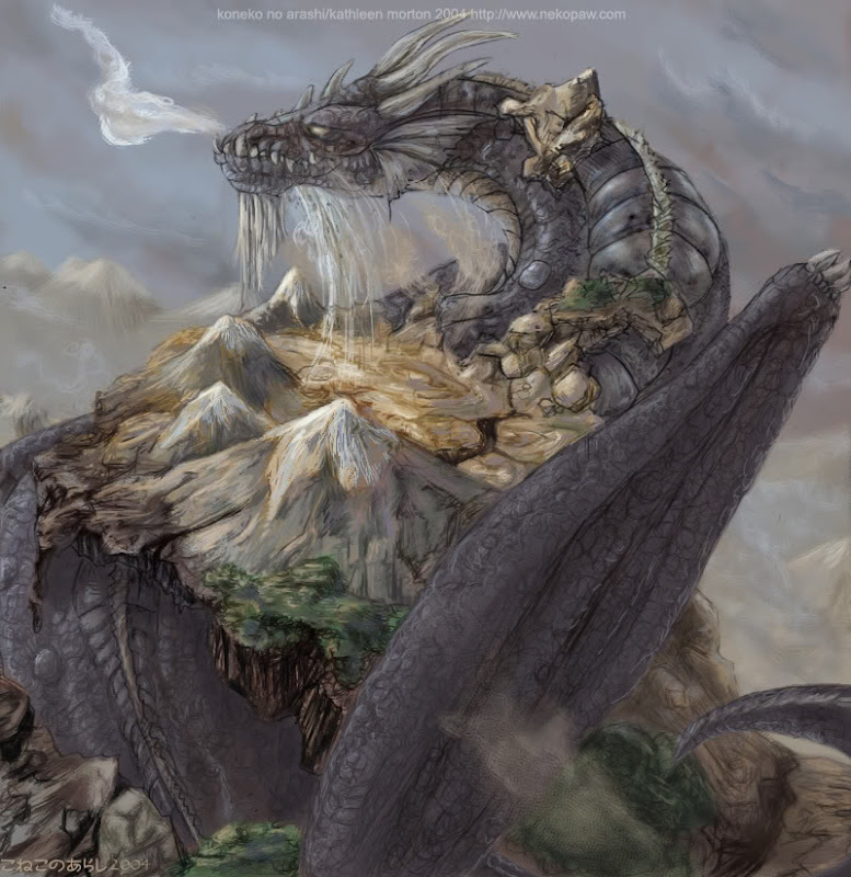 Earth Dragon Wings, Dragons