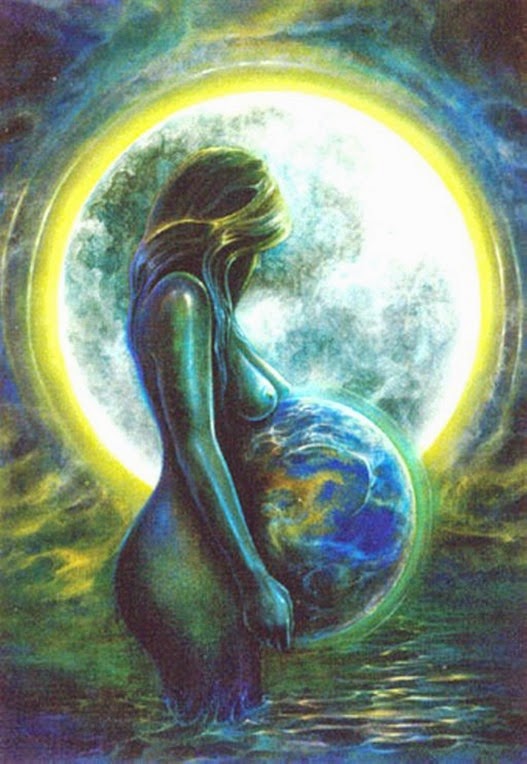 madre embarazada de la Tierra