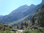 Walking up the Nabre Valley on the GR10