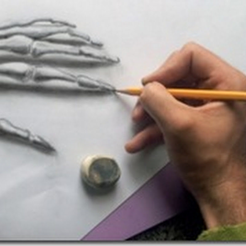 Desene  3D în creion – iluzii optice
