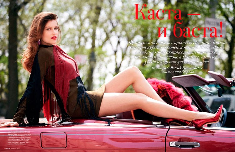Летиция Каста (Laetitia Casta) в журнале Tatler Russia (5 фото)