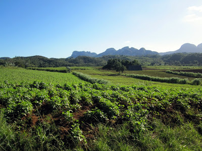 Exciting landscapes approaching Vinales.