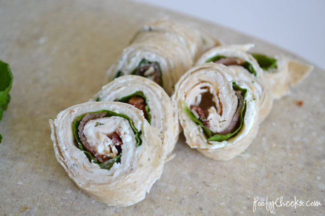 Chicken Bacon Ranch Wrap Bites by Poofy Cheeks