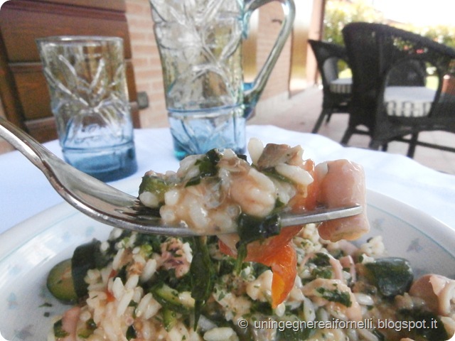 risotto polpo frutti mare zucchine pomodorini vongole gamberetti spinaci risotto polpo frutti mare zucchine pomodorini vongole gamberetti spinaci